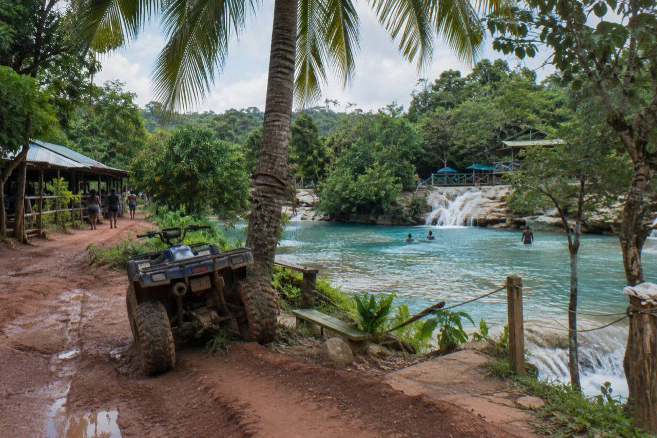 From Ocho Rios, Jamaica: ATV, River Rafting & Blue Hole Tour